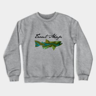 Trout Map Crewneck Sweatshirt